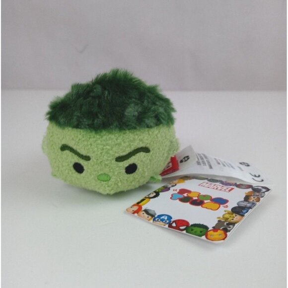 NWT Disney Marvel Tsum Tsum Avengers Hulk 3.25"  Mini Stackable Plush - Picture 1 of 6